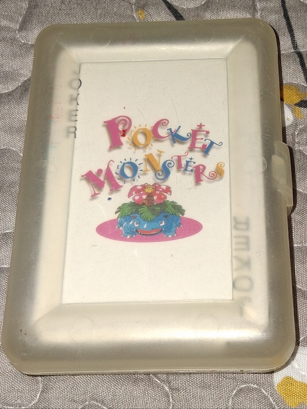 Vintage 1997 Nintendo Pokémon Pocket Monsters Playing Cards Deck Complete 52+2